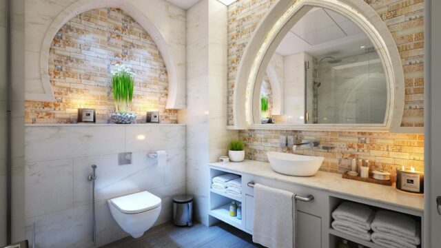 white towel on gray steel bar
